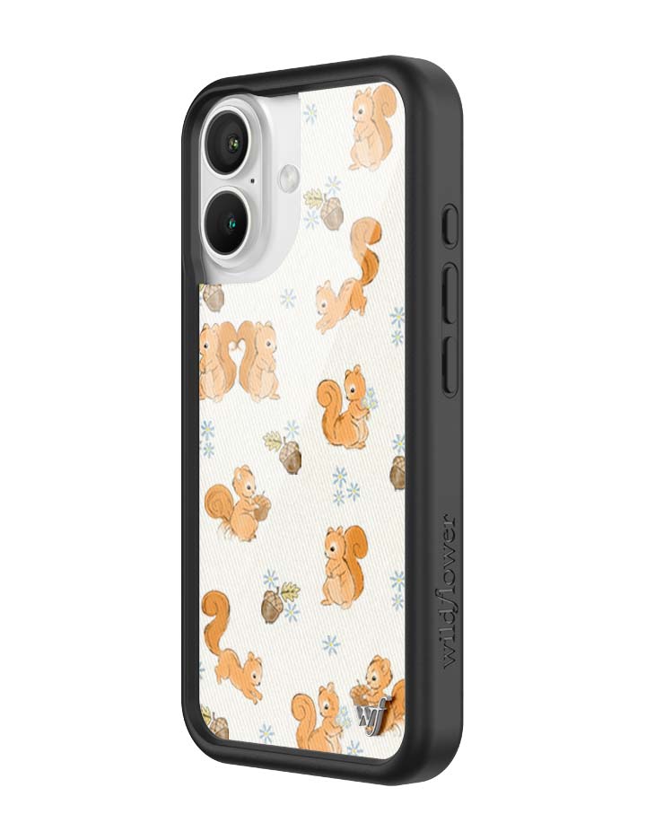 Wildflower iPhone case 16 Squirrel Friend Animals Cute