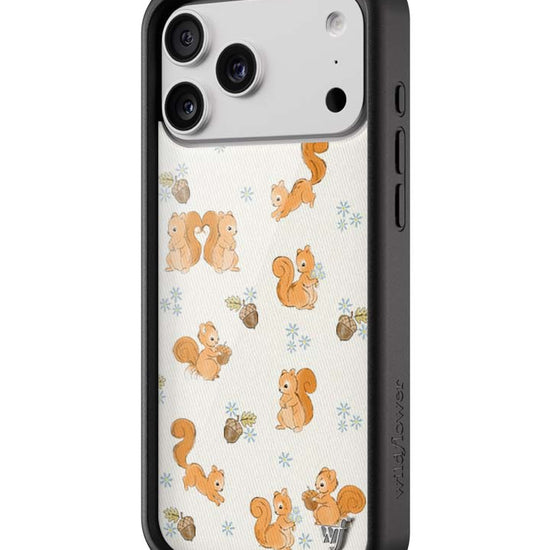 Wildflower iPhone case 17 Pro Max Squirrel Friend Animals Cute