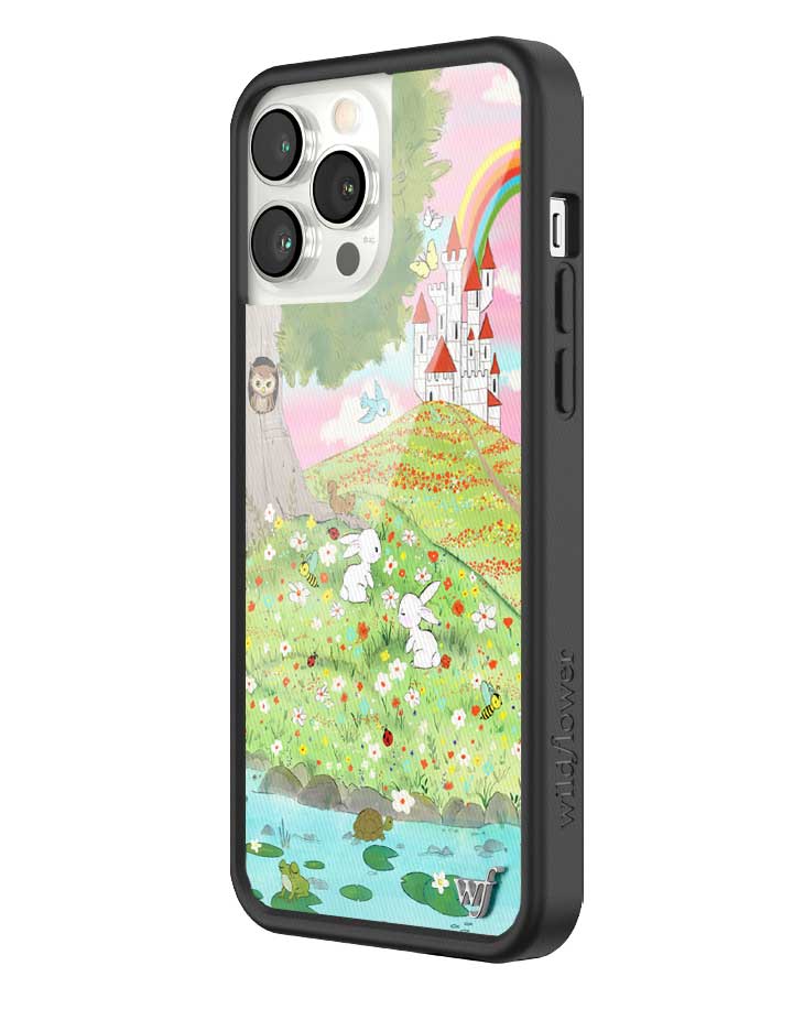 Wildflower iPhone case 13 Pro Max Fairytale Storybook Castle Animals
