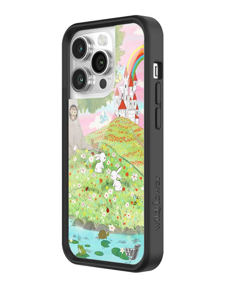 Wildflower iPhone case 14 Pro Fairytale Storybook Castle Animals