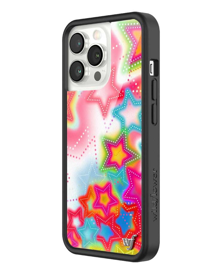 Wildflower iPhone case 13 Pro Stardust Stars Pink Cute