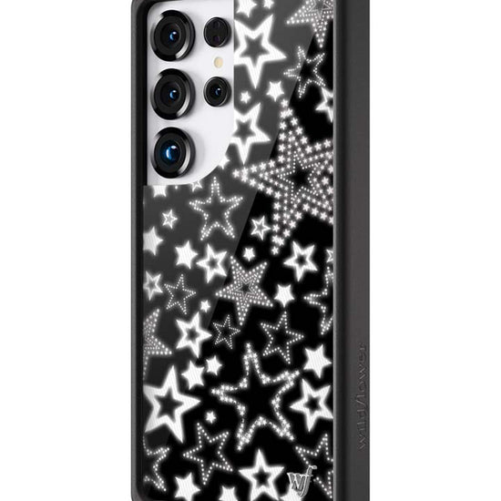 Wildflower Galaxy S25 case Ultra Star Girl Black Cute