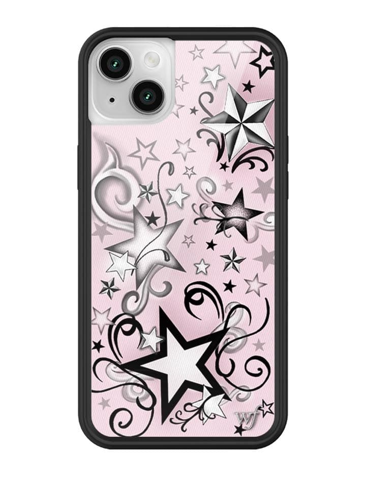 Wildflower Star Tattoo iPhone 14 Case
