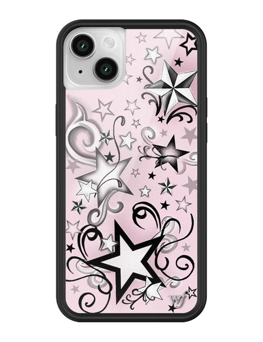 wildflower star tattoo iphone 14 case