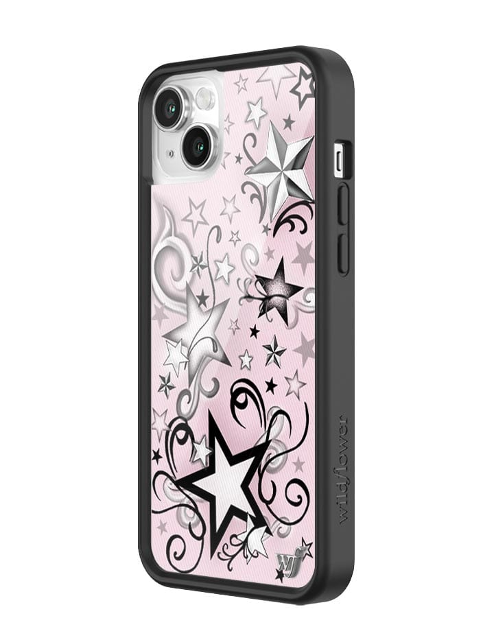 Wildflower Star Tattoo iPhone 14 Case