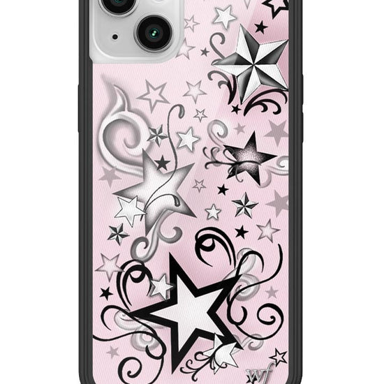 wildflower star tattoo iphone 14plus case