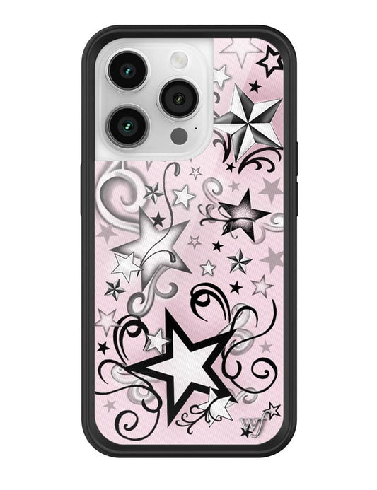 wildflower star tattoo iphone 14pro case