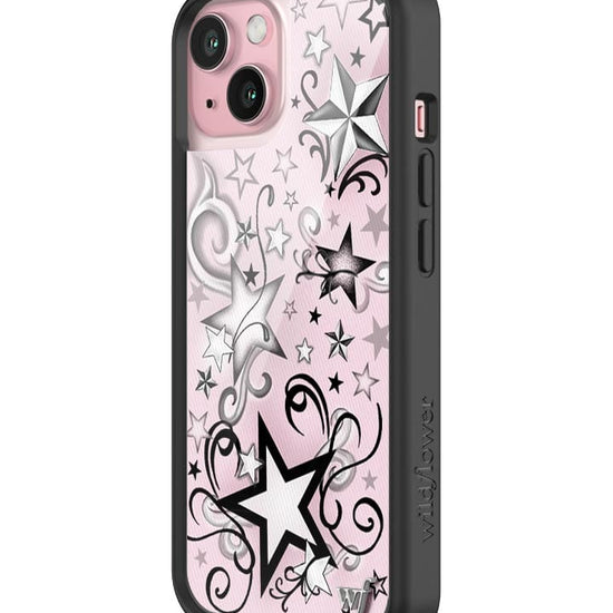 wildflower star tattoo iphone 15 case