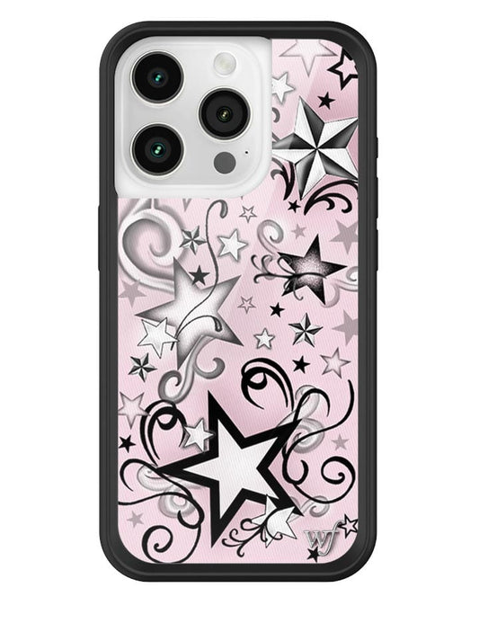 wildflower star tattoo iphone 15pro case