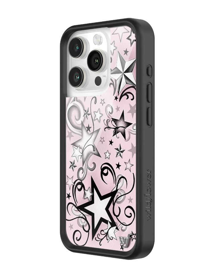 Wildflower Star Tattoo iPhone 15 Pro Case