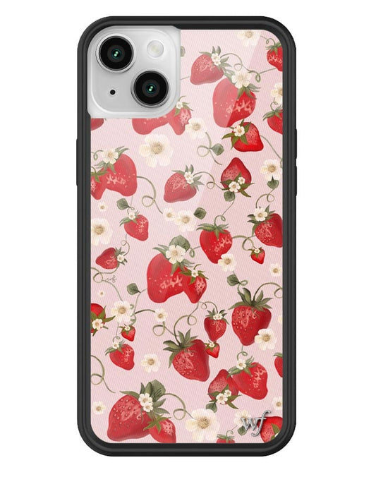 wildflower strawberry fields iphone 14plus case