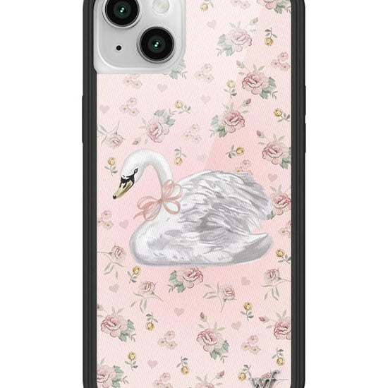 wildflower sweet swan iphone 14 case