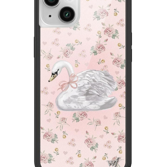 wildflower sweet swan iphone 14plus case