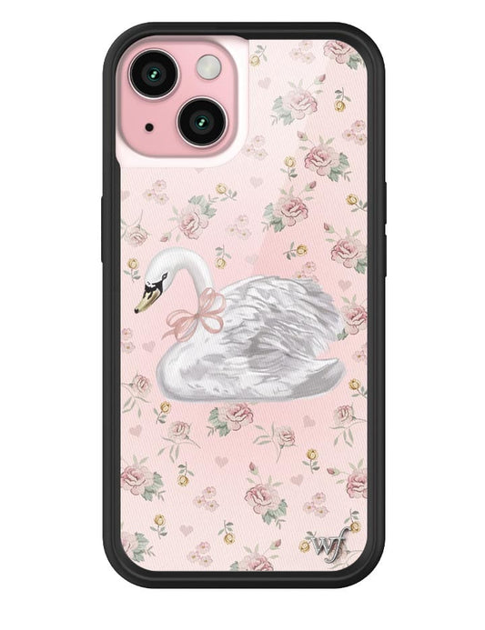 wildflower sweet swan iphone 15 case