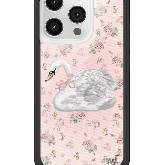 wildflower sweet swan iphone 15pro case