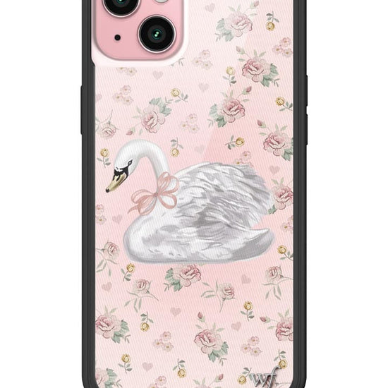 wildflower sweet swan iphone 15plus case
