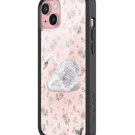 Wildflower Sweet Swan iPhone 15 Plus Case