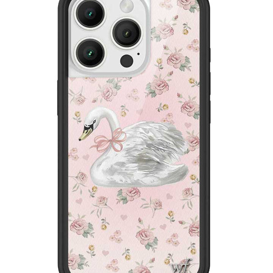 Wildflower Sweet Swan iPhone 16 Pro Case