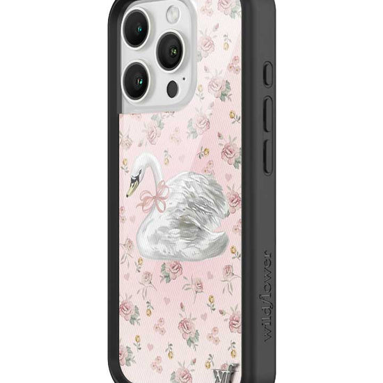 Wildflower Sweet Swan iPhone 16 Pro Case