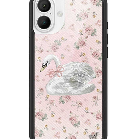 Wildflower Sweet Swan iPhone 16 Plus Case