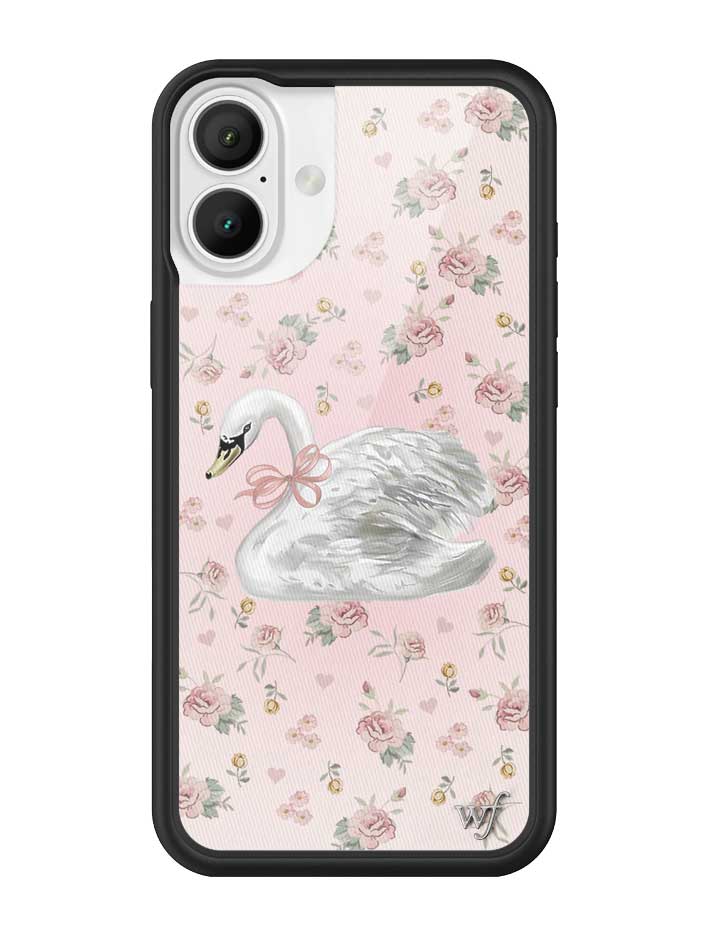 Wildflower Sweet Swan iPhone 16 Plus Case