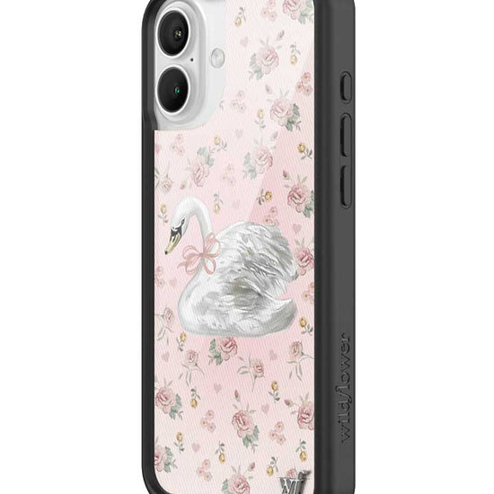 Wildflower Sweet Swan iPhone 16 Plus Case