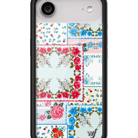 Wildflower iPhone case Air Sweetheart Patchwork Blue Cute