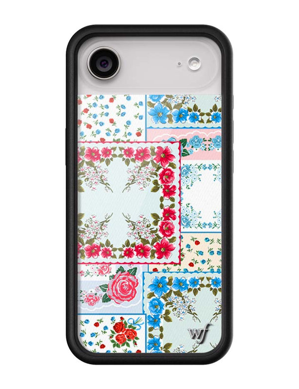 Wildflower iPhone case Air Sweetheart Patchwork Blue Cute