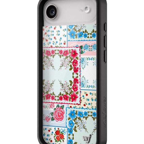 Wildflower iPhone case Air Sweetheart Patchwork Blue Cute