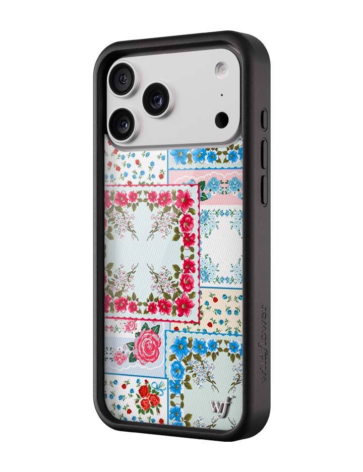 Sweetheart Patchwork iPhone 17 Pro Max Case – Wildflower Cases