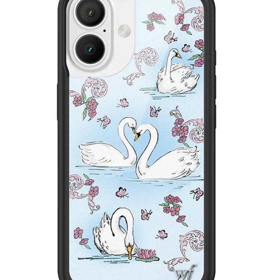Wildflower Swan Lake iPhone 16 Case