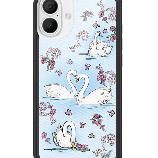 Wildflower Swan Lake iPhone 16 Plus Case