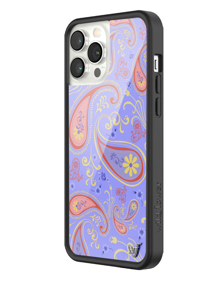 Wildflower Sweet Pea Paisley iPhone 13 Pro Max Case
