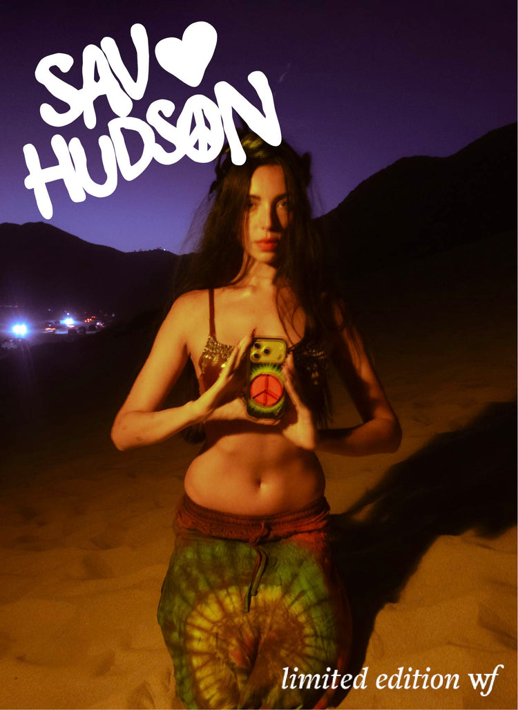 wildflower cases x sav hudson phone case collab