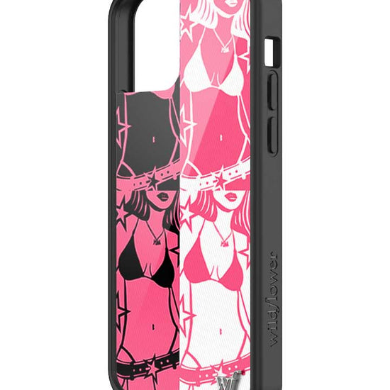 Wildflower iPhone case 12/12 Pro Tara Yummy Black Pink