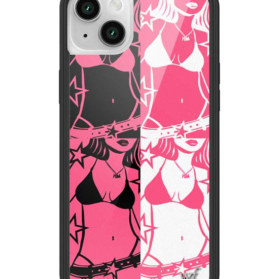 Wildflower iPhone case 13 Tara Yummy Black Pink