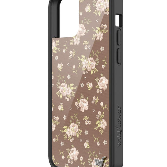 Wildflower Brown Floral iPhone 12 Pro Case