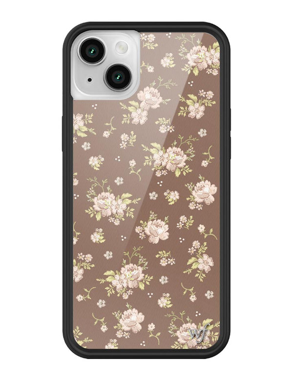 Wildflower Brown Floral iPhone 14 Case