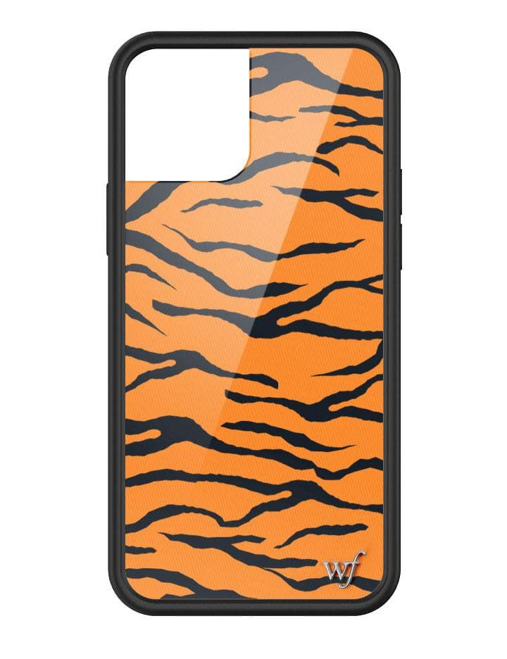 Tiger Iphone 12 Case Nimmy 3D Embroided Tiger Back Case For IPhone