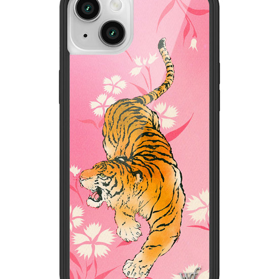 Wildflower iPhone case 13 Tiger Blossom Orange Cute