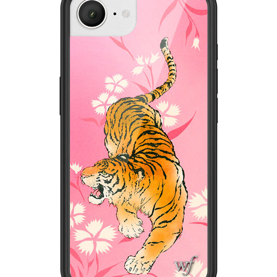 Wildflower iPhone case 16e Tiger Blossom Orange Cute
