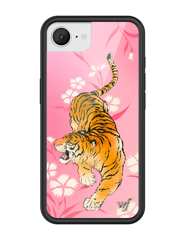 Wildflower iPhone case 16e Tiger Blossom Orange Cute