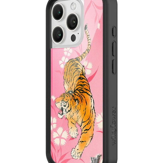 Wildflower iPhone case 16 Pro Tiger Blossom Orange Cute