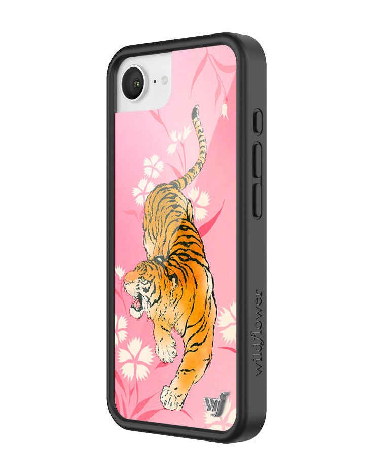 Wildflower iPhone case 17e Tiger Blossom Orange Cute