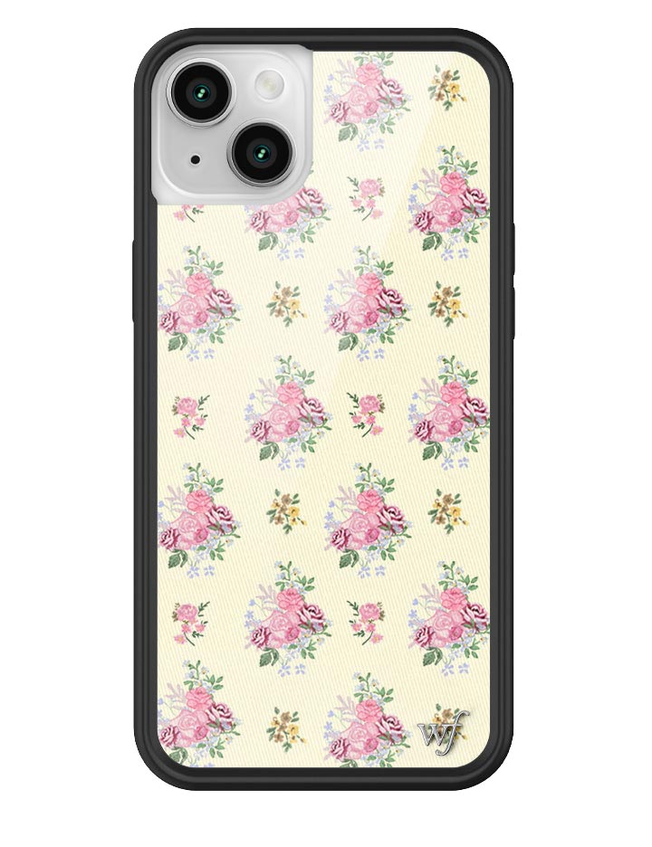 iPhone 14 Plus Case Vintage Floral - Thumbnail 2