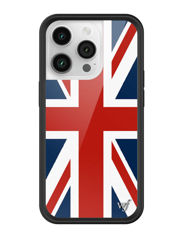 Wildflower iPhone case 14 Pro Union Jack Red Cute