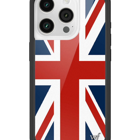 Wildflower iPhone case 15 Pro Union Jack Red Cute