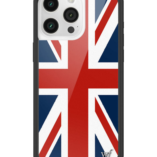 Wildflower iPhone case 15 Pro Max Union Jack Red Cute