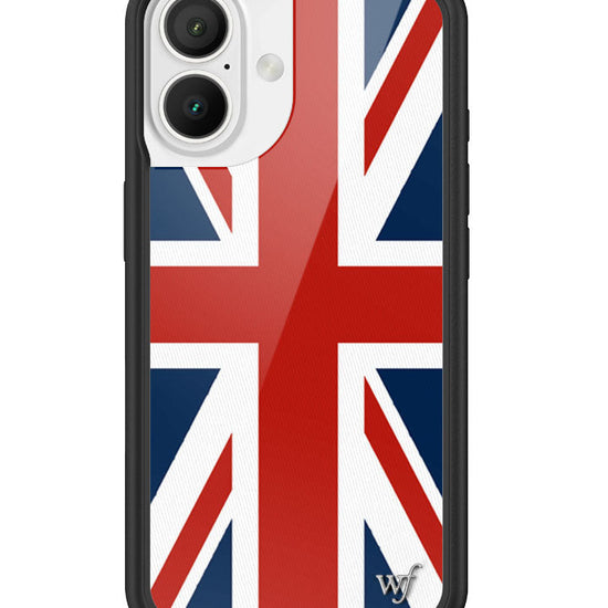 Wildflower iPhone case 16 Union Jack Red Cute