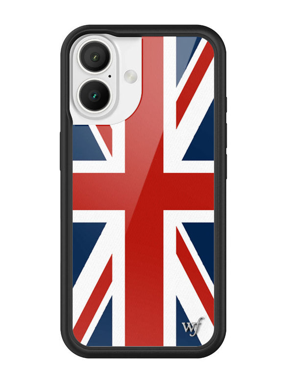 Wildflower iPhone case 16 Union Jack Red Cute